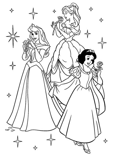 princess printable coloring pages